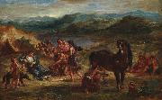 Eugene Delacroix Ovid among the Scythians oil painting artist